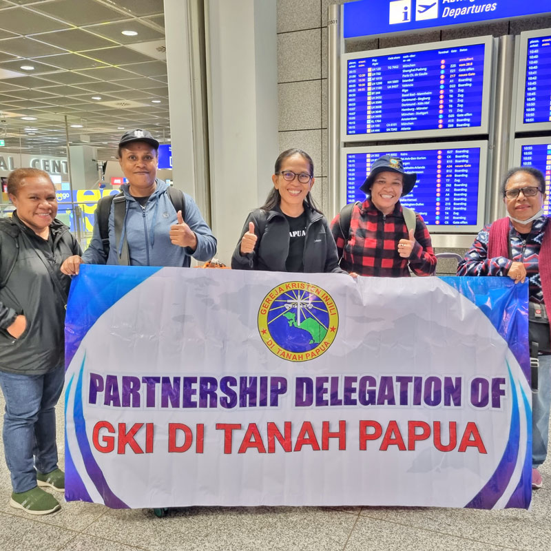 Gut gelandet: Besuch aus Papua