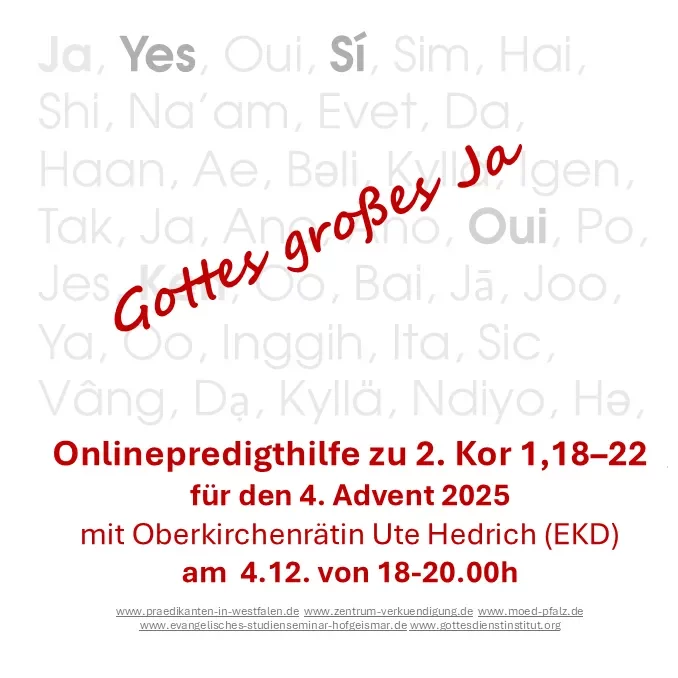 Online-Predigthilfe für Prädikant*innen für den 4. Advent