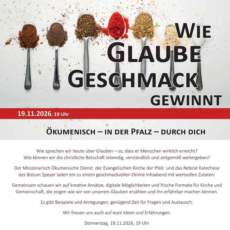 Wie Glaube Geschmack gewinnt…